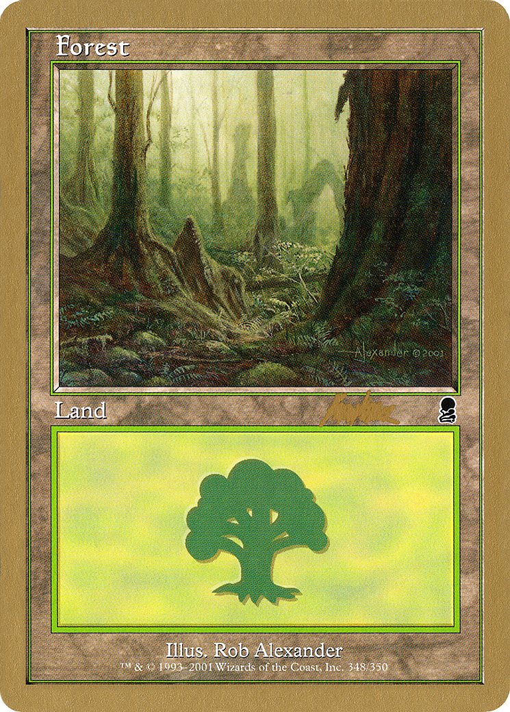 Forêt (bk348) (Brian Kibler) [Decks de championnat du monde 2002] 