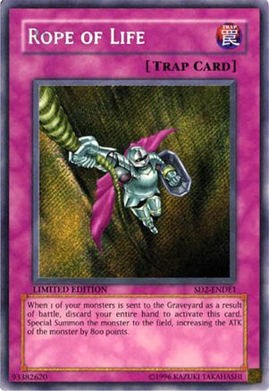 Rope of Life [SD2-ENDE1] - Structure Deck: Deluxe Edition Limited - Secret Rare - Trinity Hobby