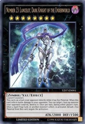 Number 23: Lancelot, Dark Knight of the Underworld [YZ07-EN001] Ultra Rare - Trinity Hobby