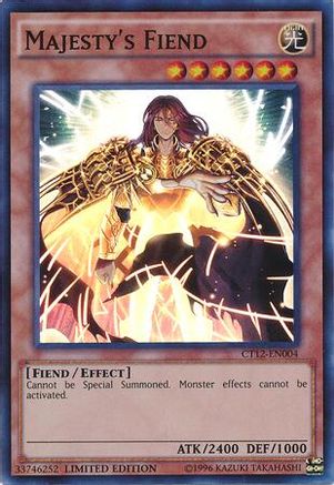 Majesty's Fiend [CT12-EN004] Super Rare - Trinity Hobby