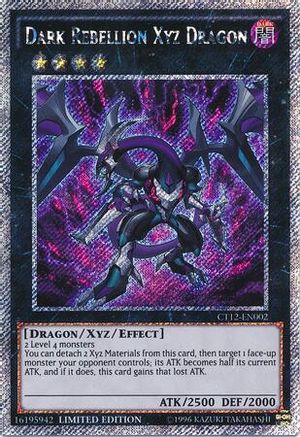 Dark Rebellion Xyz Dragon [CT12-EN002] Secret Rare - Trinity Hobby