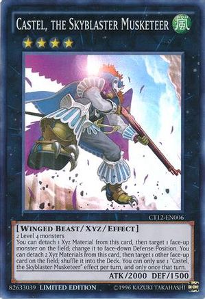 Castel, the Skyblaster Musketeer [CT12-EN006] Super Rare - Trinity Hobby