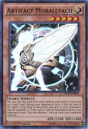 Artifact Moralltach [MP15-EN006] Super Rare - Trinity Hobby