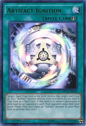 Artifact Ignition [MP15-EN034] Ultra Rare - Trinity Hobby