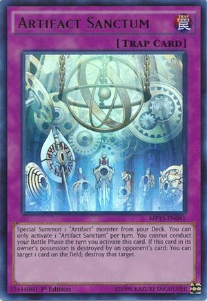 Artifact Sanctum [MP15-EN041] Ultra Rare - Trinity Hobby