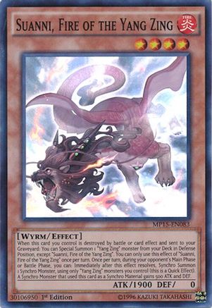 Suanni, Fire of the Yang Zing [MP15-EN083] Super Rare - Trinity Hobby