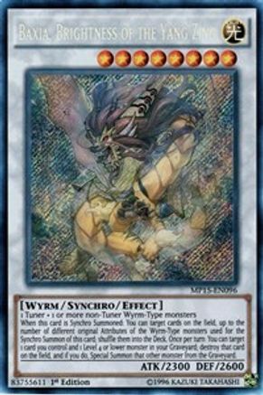 Baxia, Brightness of the Yang Zing [MP15-EN096] Secret Rare - Trinity Hobby