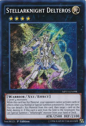 Stellarknight Delteros [MP15-EN098] Secret Rare - Trinity Hobby