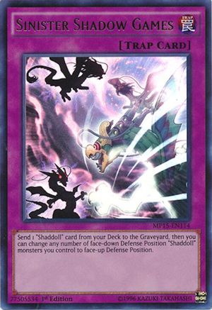 Sinister Shadow Games [MP15-EN114] Ultra Rare - Trinity Hobby
