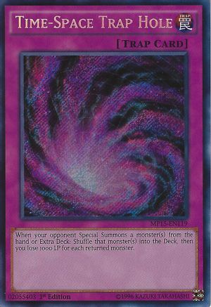 Time-Space Trap Hole [MP15-EN119] Secret Rare - Trinity Hobby