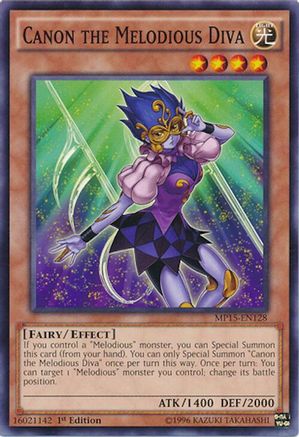 Canon the Melodious Diva [MP15-EN128] Common - Trinity Hobby