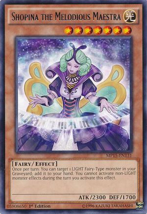 Shopina the Melodious Maestra [MP15-EN131] Rare - Trinity Hobby