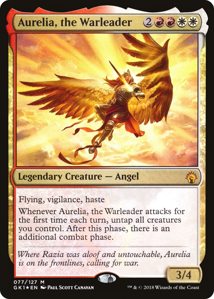 Aurelia, the Warleader [Guilds of Ravnica Guild Kit] - Trinity Hobby