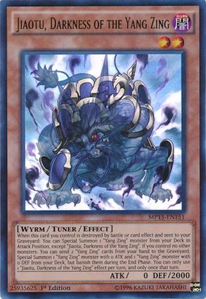 Jiaotu, Darkness of the Yang Zing [MP15-EN151] Ultra Rare - Trinity Hobby