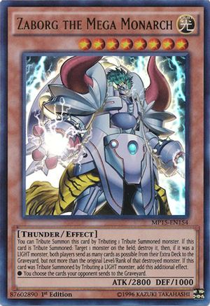Zaborg the Mega Monarch [MP15-EN154] Ultra Rare - Trinity Hobby
