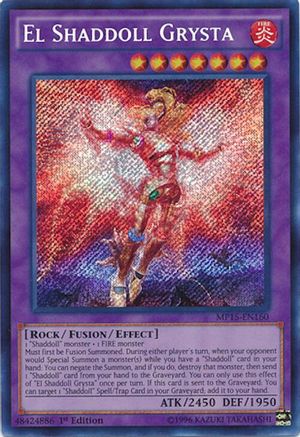 El Shaddoll Grysta [MP15-EN160] Secret Rare - Trinity Hobby