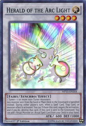 Herald of the Arc Light [MP15-EN164] Super Rare - Trinity Hobby