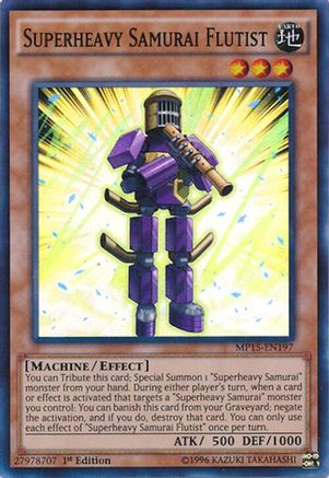 Superheavy Samurai Flutist [MP15-EN197] Super Rare - Trinity Hobby