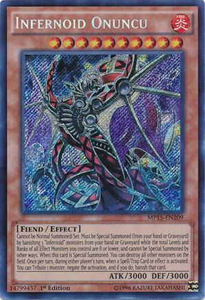 Infernoid Onuncu [MP15-EN209] Secret Rare - Trinity Hobby
