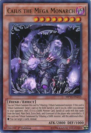 Caius the Mega Monarch [MP15-EN215] Ultra Rare - Trinity Hobby