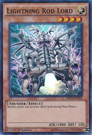 Lightning Rod Lord [MP15-EN216] Super Rare - Trinity Hobby