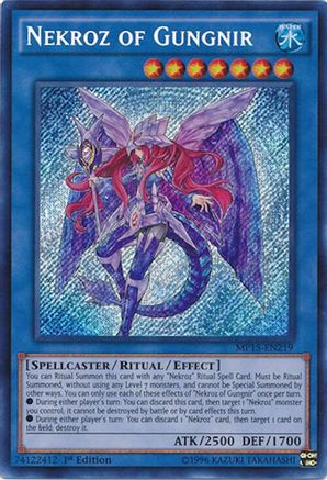 Nekroz of Gungnir [MP15-EN219] Secret Rare - Trinity Hobby