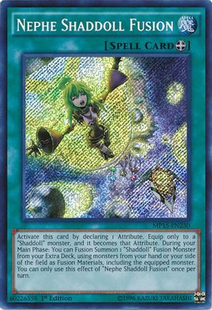 Nephe Shaddoll Fusion [MP15-EN230] Secret Rare - Trinity Hobby