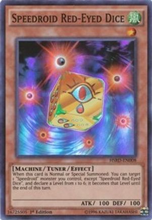 Speedroid Red-Eyed Dice [HSRD-EN008] Super Rare - Trinity Hobby