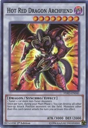 Hot Red Dragon Archfiend [HSRD-EN040] Super Rare - Trinity Hobby