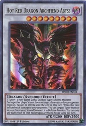 Hot Red Dragon Archfiend Abyss [HSRD-EN041] Ultra Rare - Trinity Hobby