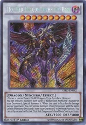 Hot Red Dragon Archfiend Bane [HSRD-EN042] Secret Rare - Trinity Hobby