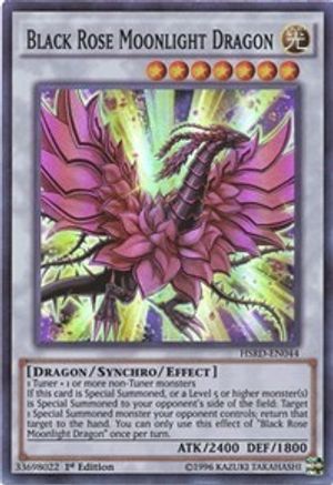 Black Rose Moonlight Dragon [HSRD-EN044] Super Rare - Trinity Hobby
