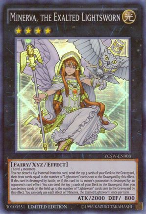 Minerva, the Exalted Lightsworn [YCSW-EN008] Super Rare - Trinity Hobby