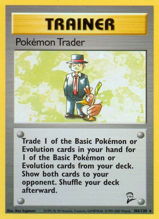 Pokemon Trader (106/130) [Base Set 2] - Trinity Hobby