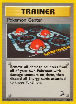Pokemon Center (114/130) [Base Set 2] - Trinity Hobby
