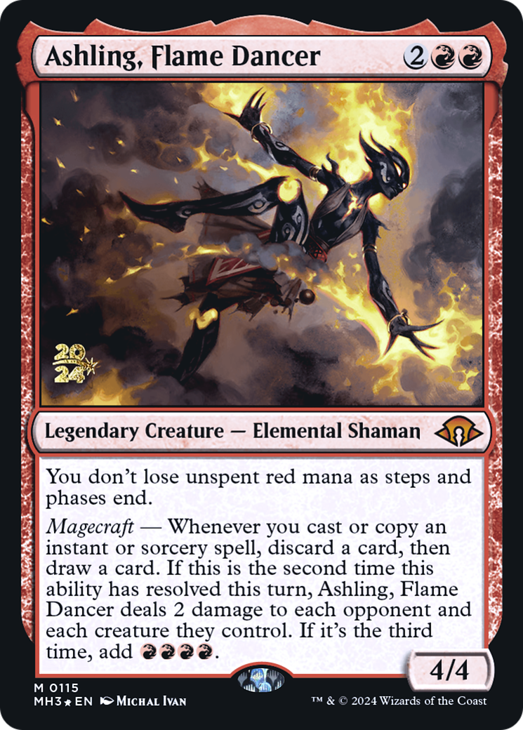 Ashling, Flame Dancer [Modern Horizons 3 Prerelease Promos] - Trinity Hobby