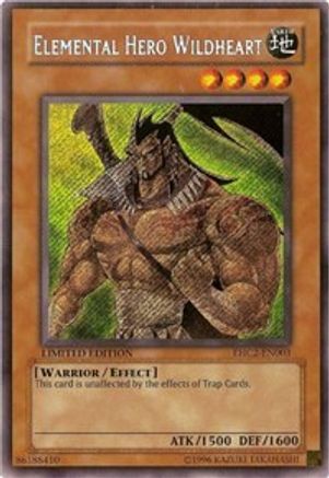 Elemental Hero Wildheart [EHC2-EN003] Secret Rare - Trinity Hobby