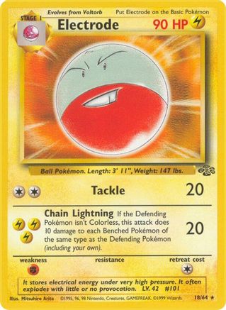 Electrode (18/64) [Jungle 1st Edition] - Trinity Hobby