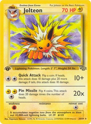 Jolteon (20/64) [Jungle Unlimited] - Trinity Hobby