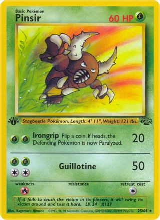 Pinsir (25/64) [Jungle Unlimited] - Trinity Hobby