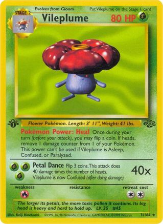 Vileplume (31/64) [Jungle Unlimited] - Trinity Hobby
