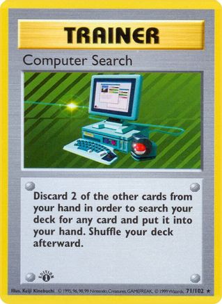 Computer Search (71/102) [Base Set Shadowless Unlimited] - Trinity Hobby