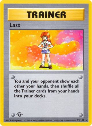Lass (75/102) [Base Set Shadowless Unlimited] - Trinity Hobby