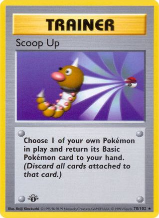 Scoop Up (78/102) [Base Set Shadowless Unlimited] - Trinity Hobby