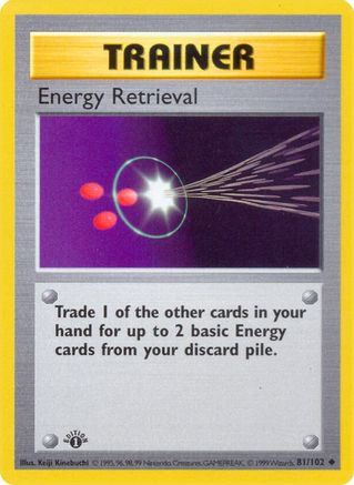 Energy Retrieval (81/102) (Shadowless) [Base Set 1st Edition] - Trinity Hobby