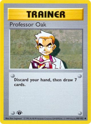 Professor Oak (88/102) (Shadowless) [Base Set 1st Edition] - Trinity Hobby