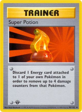 Super Potion (90/102) [Base Set Shadowless Unlimited] - Trinity Hobby