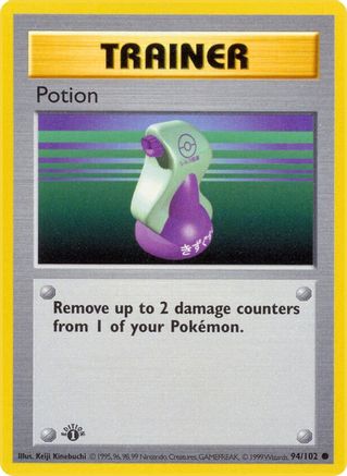 Potion (94/102) (Shadowless) [Base Set 1st Edition] - Trinity Hobby