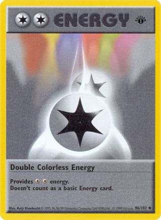 Double Colorless Energy (96/102) [Base Set Shadowless Unlimited] - Trinity Hobby