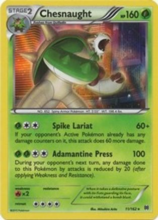 Chesnaught (11/162) [XY: BREAKthrough] - Trinity Hobby